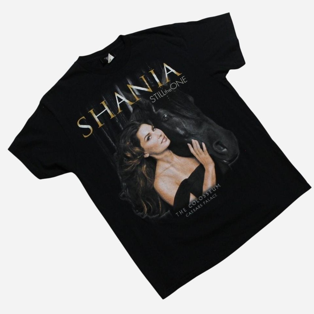 Mens 2012-2014 Shania Twain You're Still the One Vegas Black T-shirt